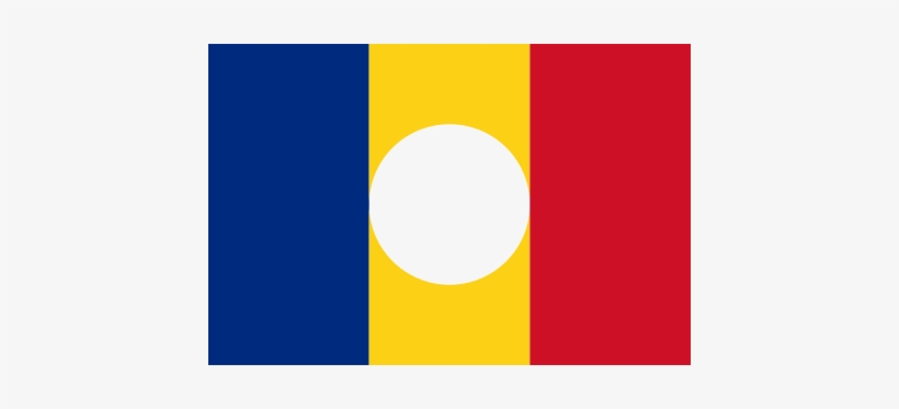 Flag Of The Anti-ceaușescu Protesters During The Romanian - Romanian Flag 1989, transparent png download
