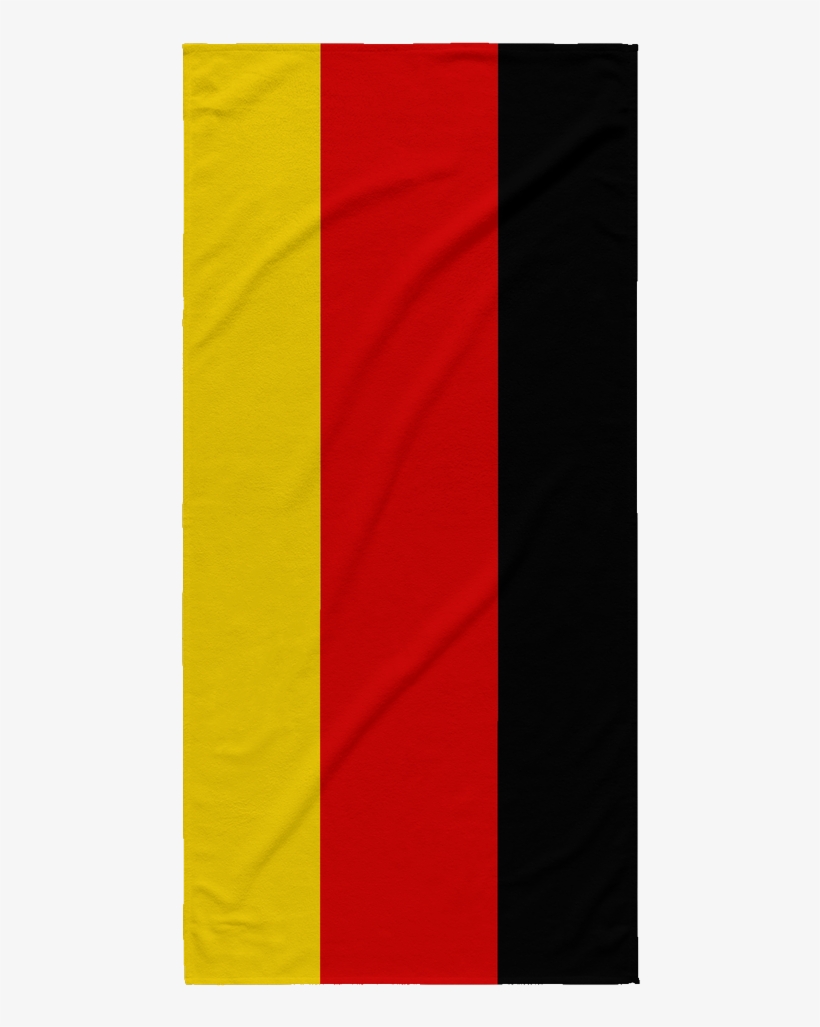 German Flag Beach Towel, transparent png download