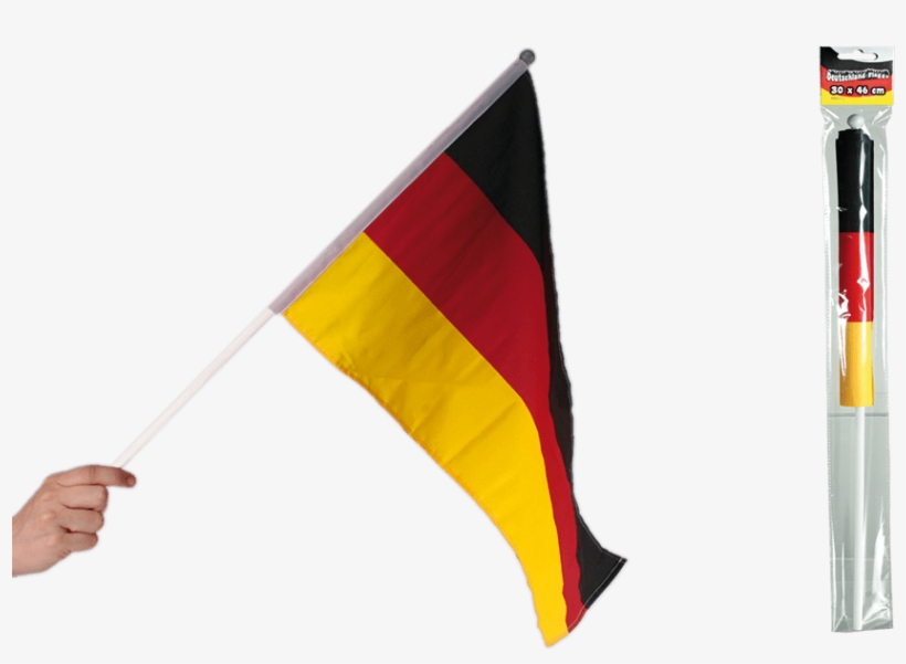 Deutschlandfahne Mit Stab 2er, transparent png download