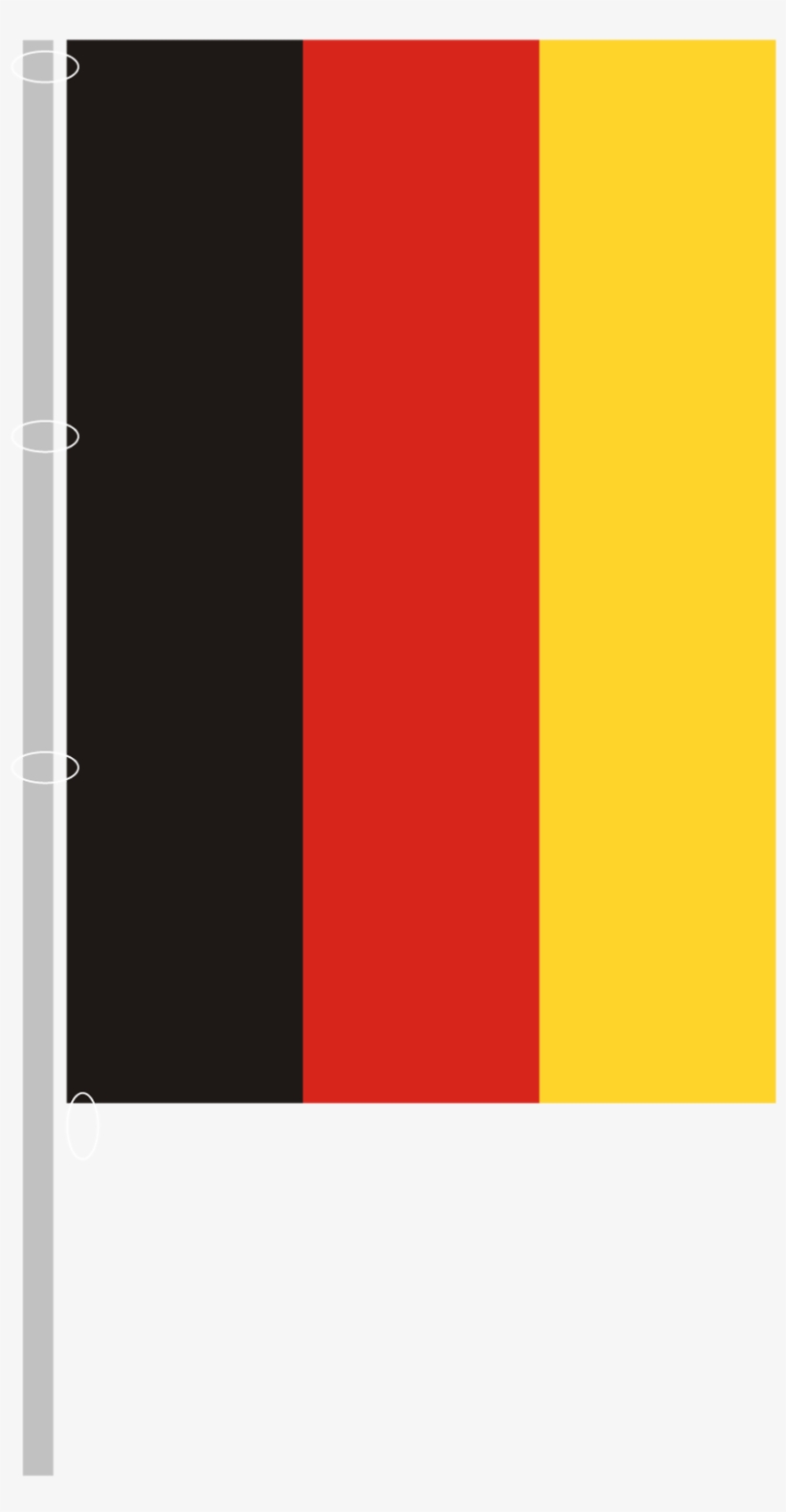Vertical Flag With Carabiners - Flag, transparent png download