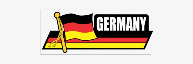 Germany Flag Car Sidekick Decal - Flag Car Auto Sidekick Trunk Bumper Fender Window Decals, transparent png download