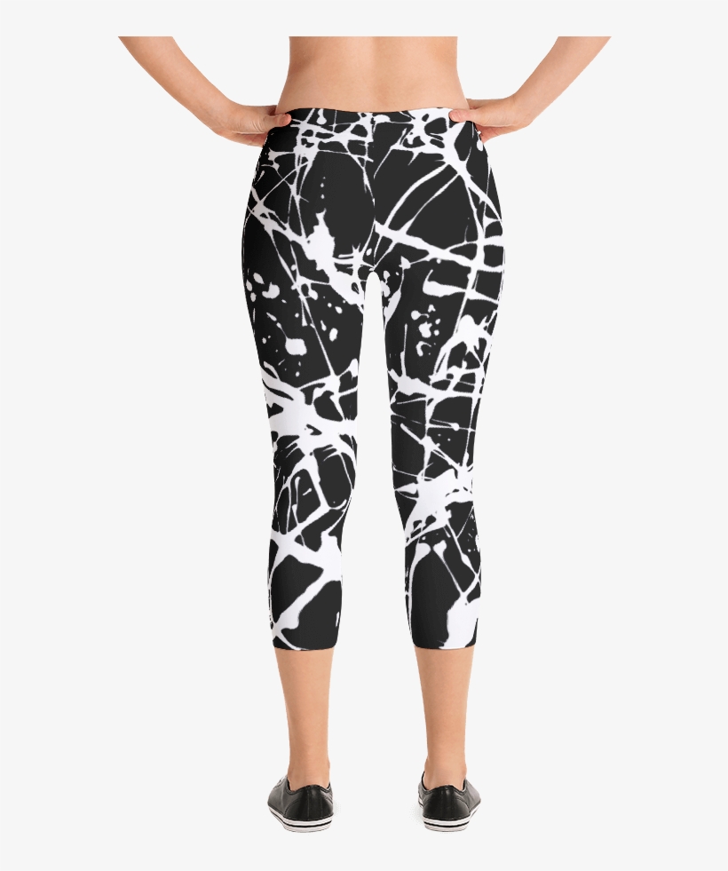 Paint Splatter Capris - Baltimore Ravens Leggings - Frauen Nfl Fan Gear Baltimore, transparent png download