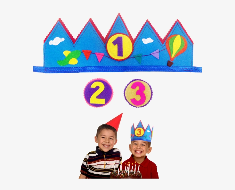 Felt Sky Show Personalised Birthday Crown With Interchangeable - Shapes Do You See? [book], transparent png download