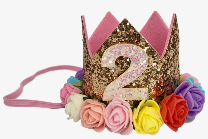 Glitter Glam 2nd Birthday Crowns Headbands - Clothing, transparent png download