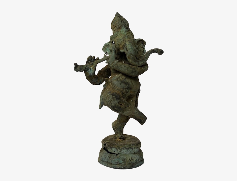 Dancing Ganesha Relic - Bronze Sculpture, transparent png download