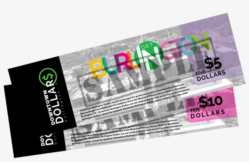 Downtown Dollar Graphic For Web - Newsprint, transparent png download