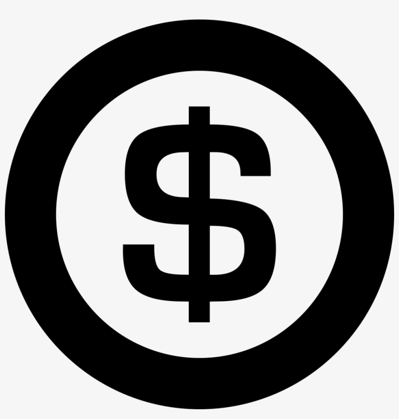 Dollar Coin Symbol Comments - Copyleft Logo Png, transparent png download