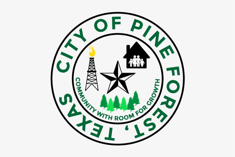 City Of Pine Logo Forest - Circle, transparent png download