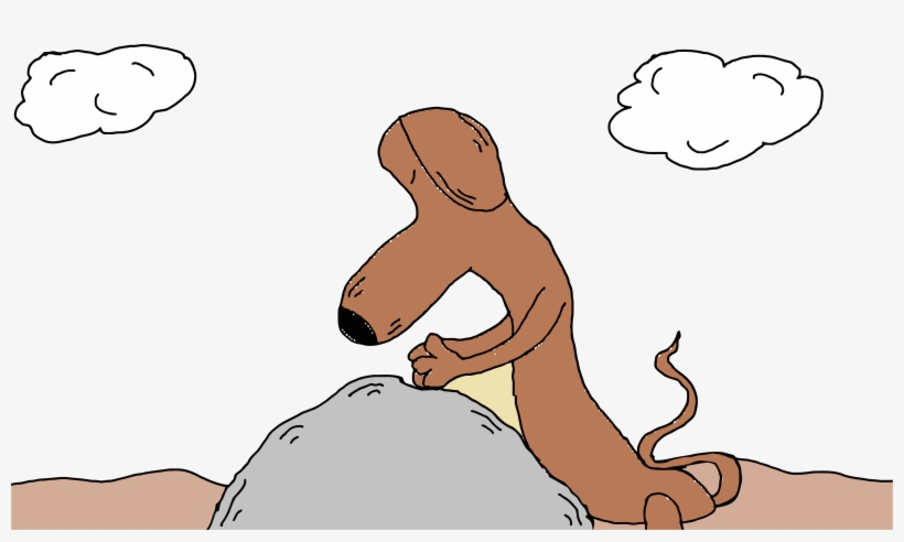 Dog Clip Art Stone Cloud Clipart Png - Cartoon, transparent png download
