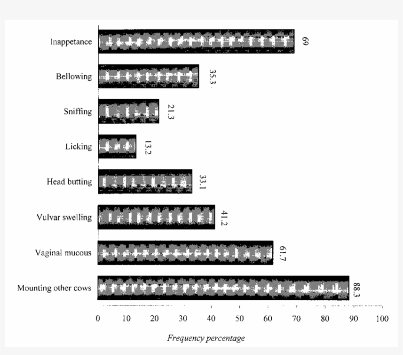 Distribution Of Di¡erent Secondary Signs Of Oestrus - Stairs, transparent png download