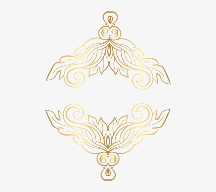 Free Png Gold Ornaments Png Images Transparent - Clip Art, transparent png download