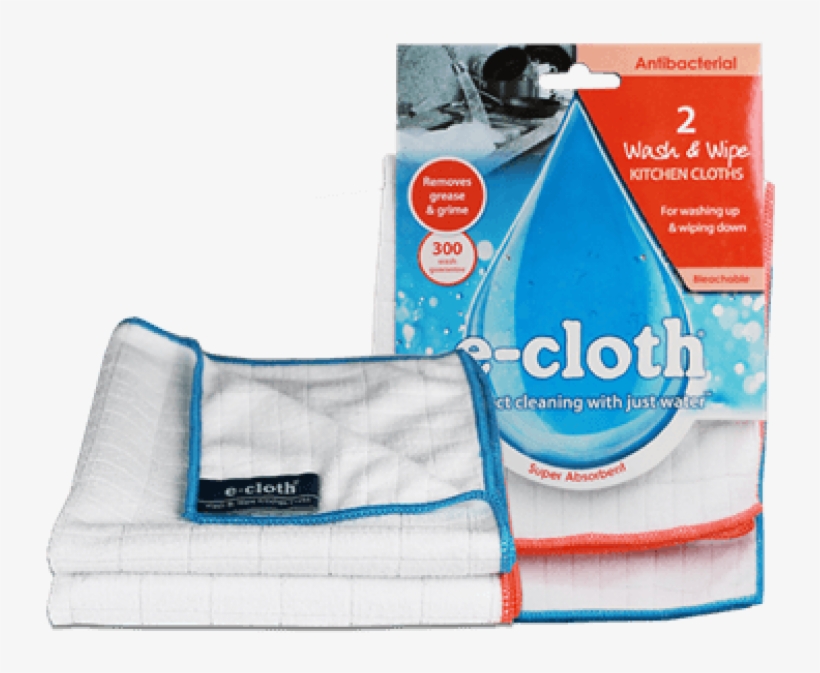 2 Wash & Wipe Kitchen Cloths - Textile, transparent png download