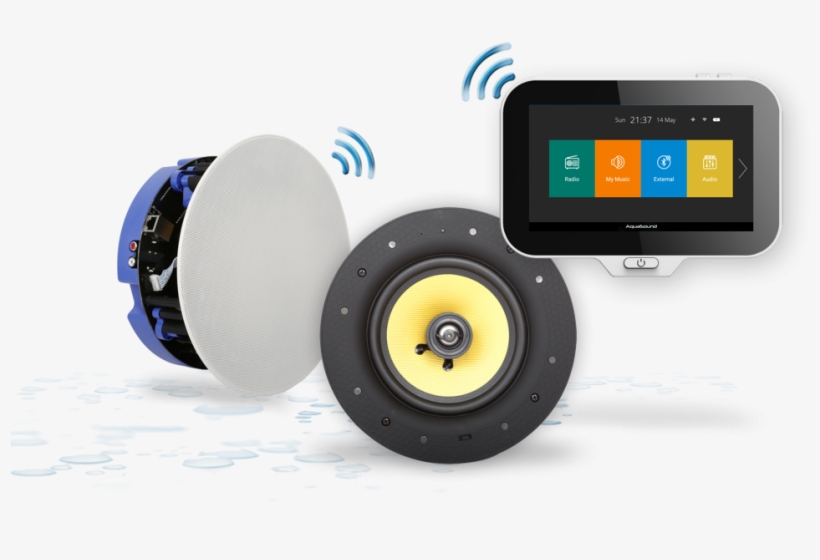 N Joy Music Center With High End 'move' Speakers - Loudspeaker, transparent png download