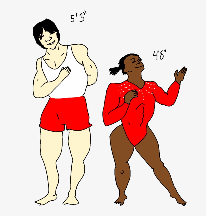 Bodybuilding, On The Other Hand The Sport Of The Big - Cartoon, transparent png download