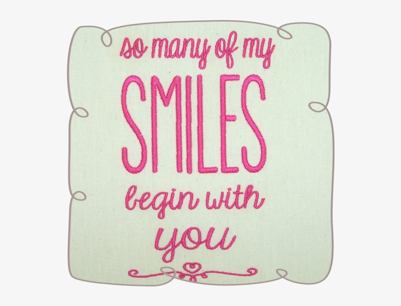 Smiles Quote - Calligraphy, transparent png download