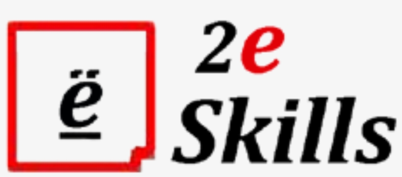 Cropped 2e Skills Logo - Carmine, transparent png download