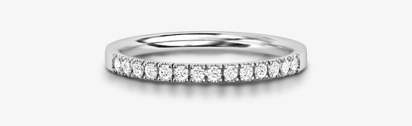 Diamond Ribbon Band - Titanium Ring, transparent png download