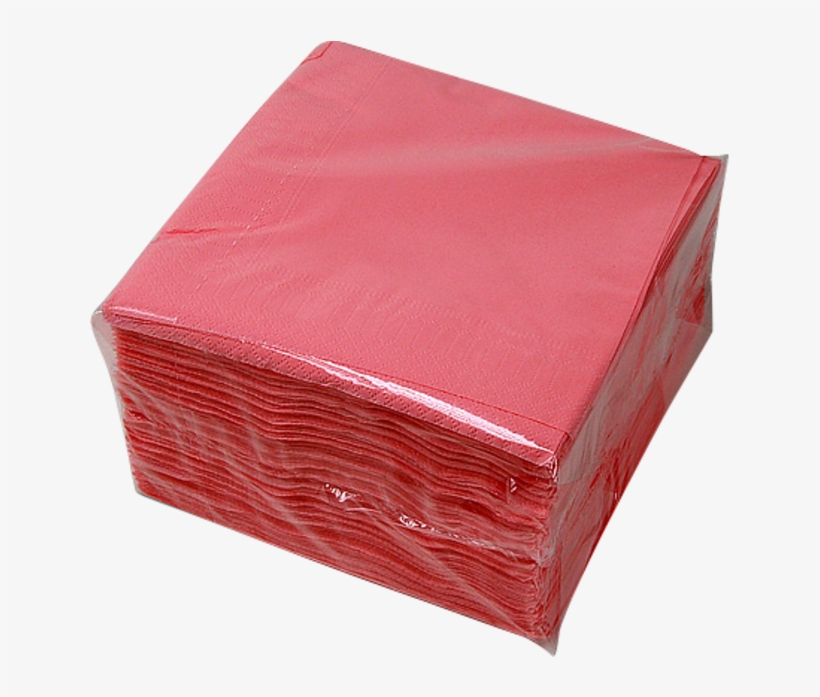 Napkin, Paper, 2-ply, 33x33cm, Pink - Box, transparent png download
