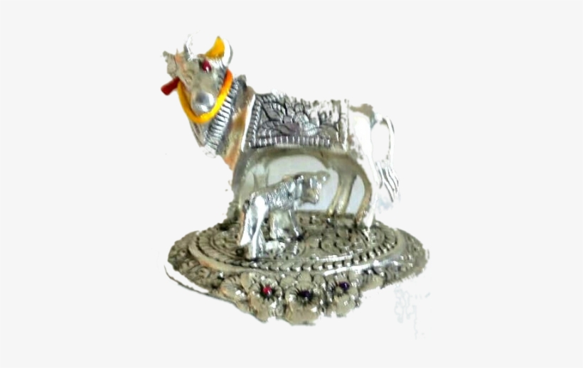 Gold Plated Deepak Stand With Ganesh - Ring, transparent png download