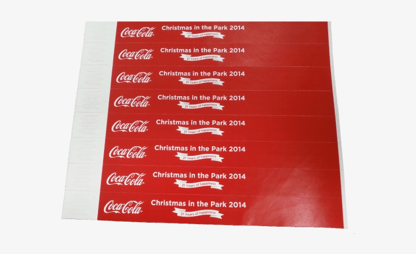 Single Use Custom Colour Tyvek Printed Wristbands - Hand Band Paper, transparent png download