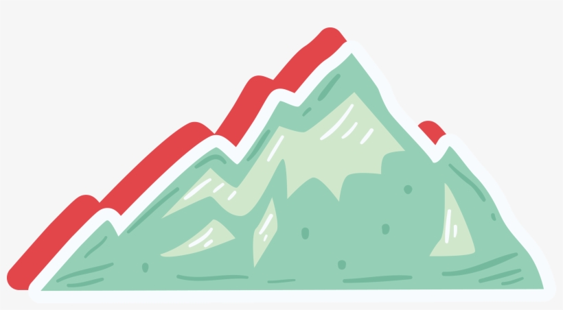 Cartoon Clip Art Green Icon Transprent Png Ⓒ - Mountain Cartoon Png, transparent png download