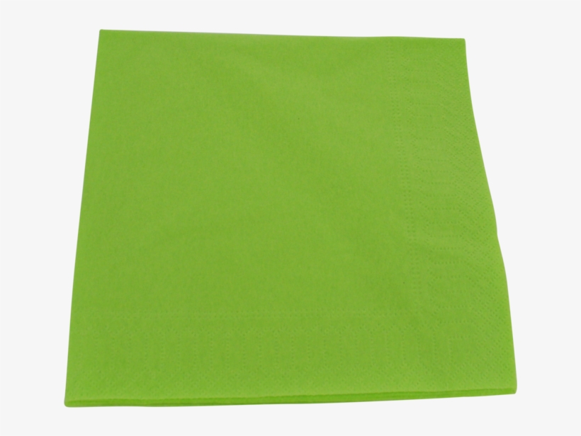Napkin, Paper, 2-ply, 33x33cm, Lime, transparent png download