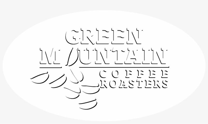 Green Mountain Coffee Roasters Logo Black And White - Calligraphy, transparent png download