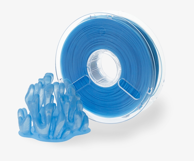 Graphic Royalty Free Stock Polyplus Pla Colour Polymaker - Translucent Blue Pla Filament, transparent png download