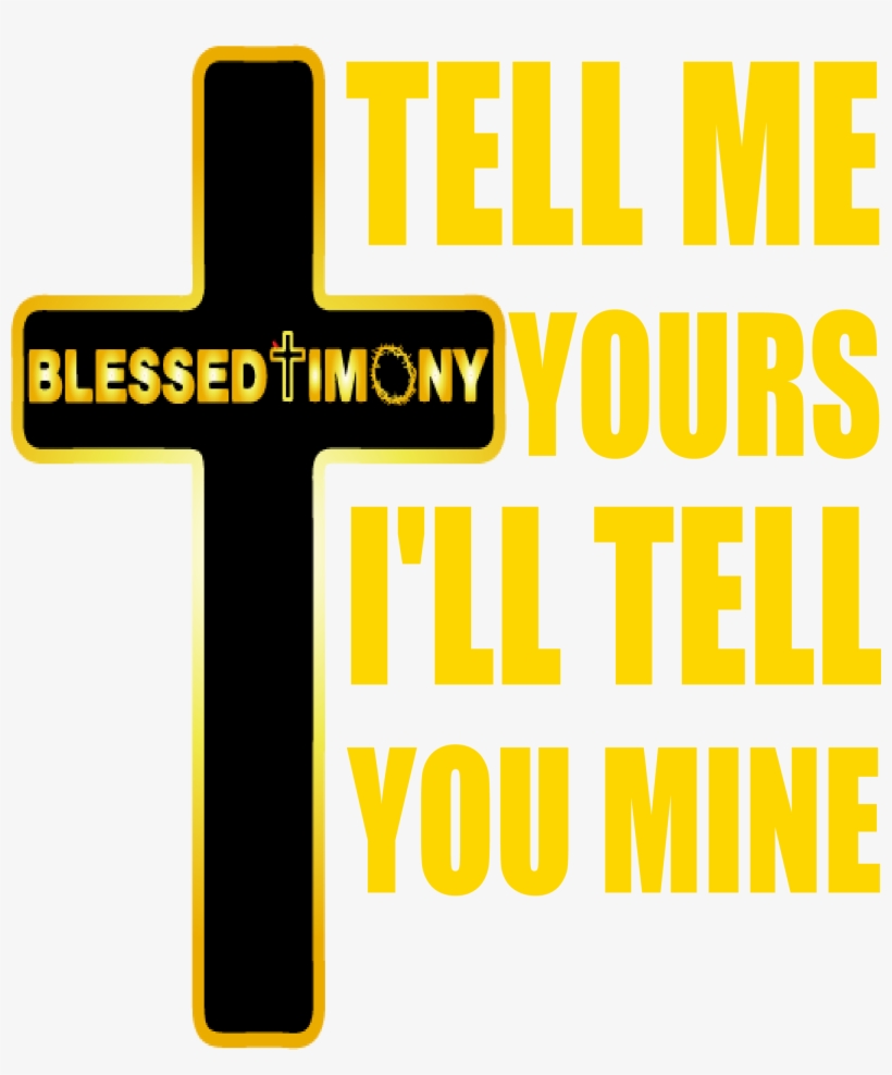 Blessedtimony - Cross, transparent png download
