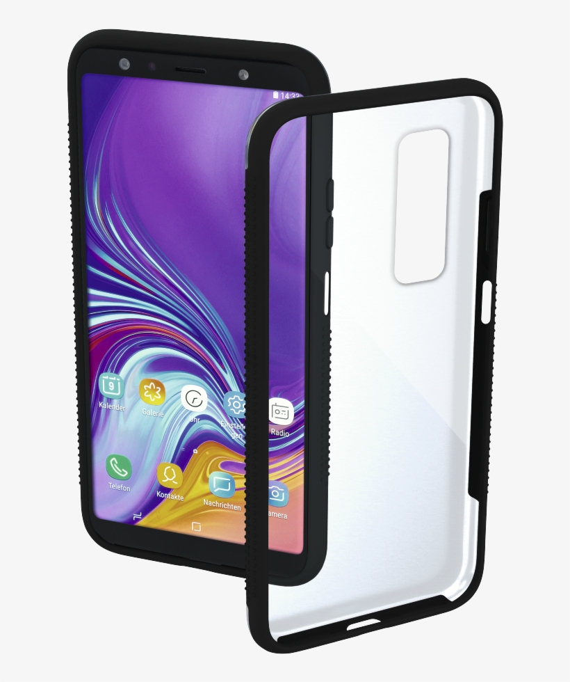 "frame" Cover For Samsung Galaxy A7 , Transparent/black - Samsung Galaxy, transparent png download