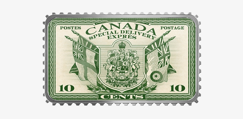 169809 Rev-570 - Canada 2017 Stamp Shaped Coin, transparent png download
