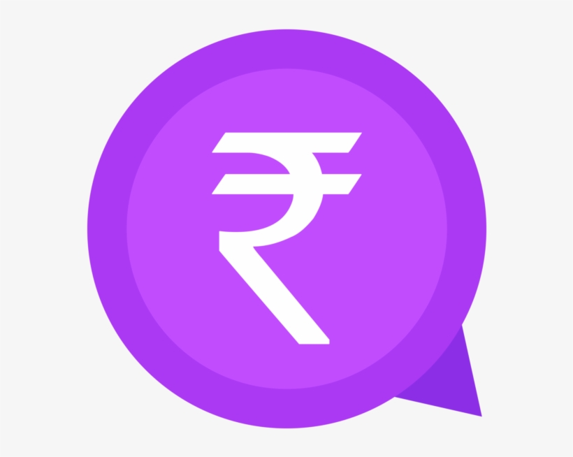 Rupee Symbol In Circle, transparent png download