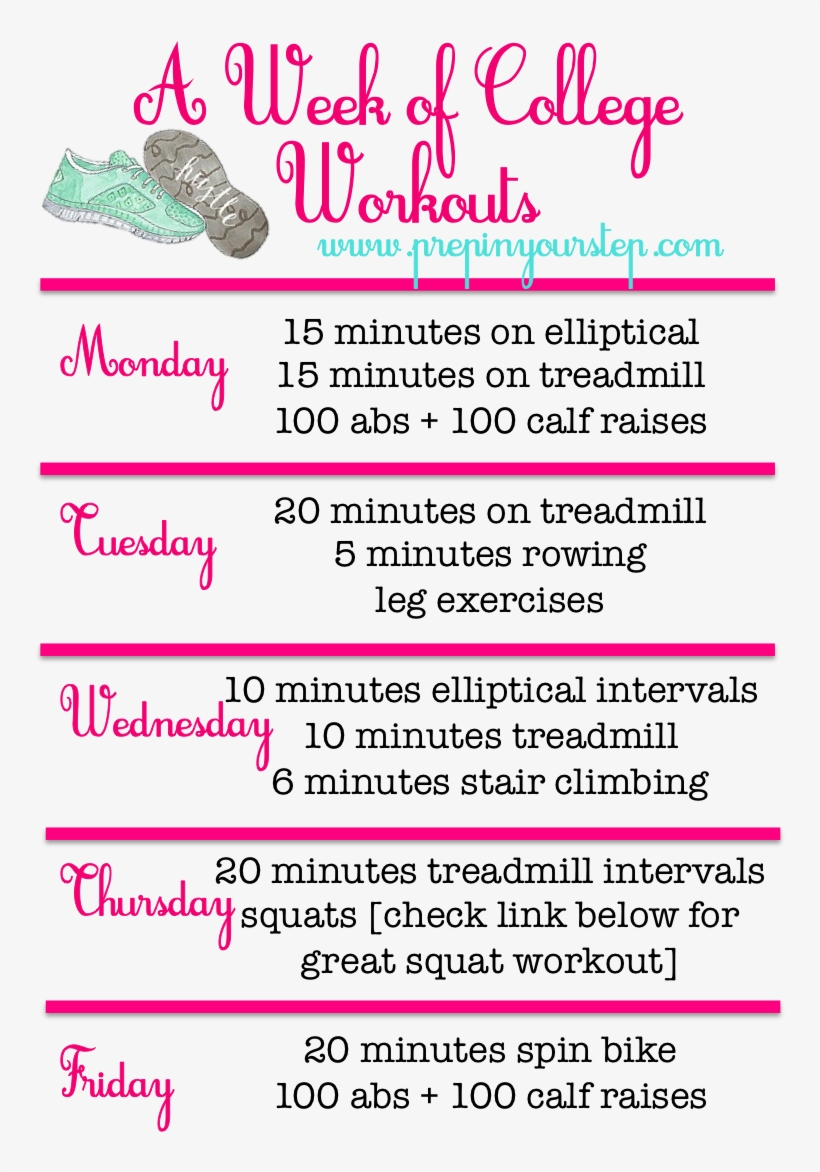 Behold, My Week Of College Workouts - Gym, transparent png download