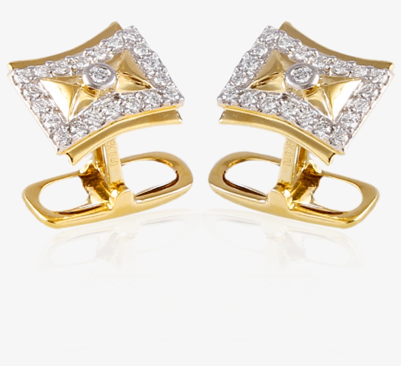 Diamond Charm Cufflinks, transparent png download