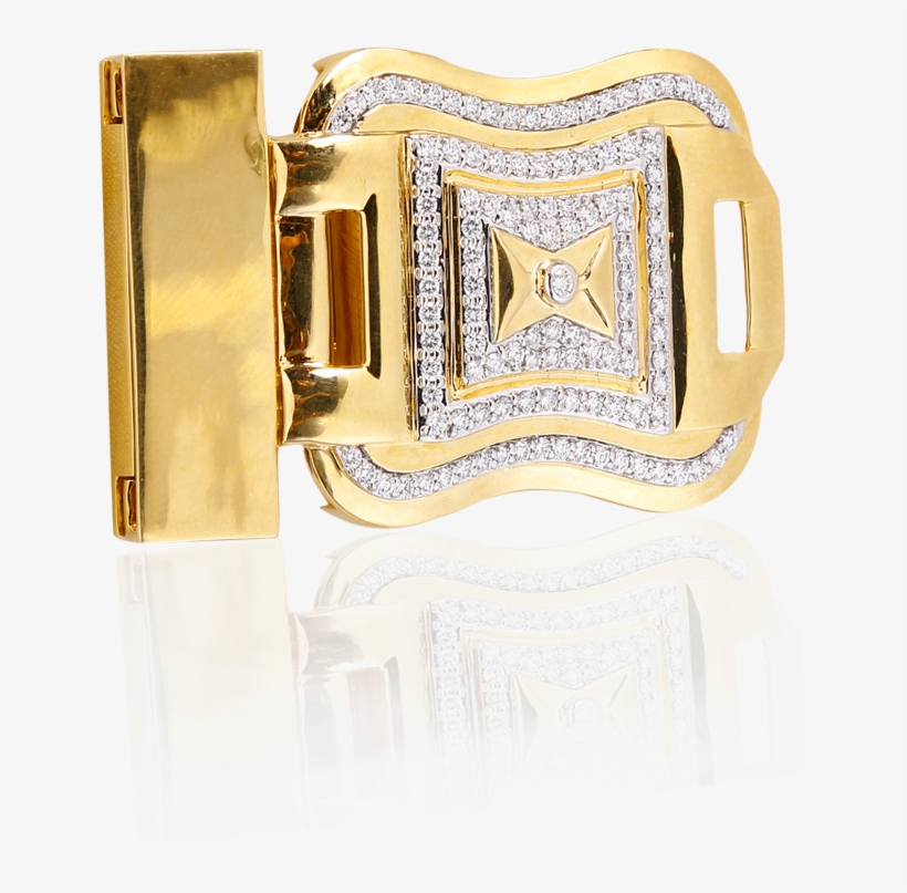 Stunning Diamond Belt Buckle - Engagement Ring, transparent png download
