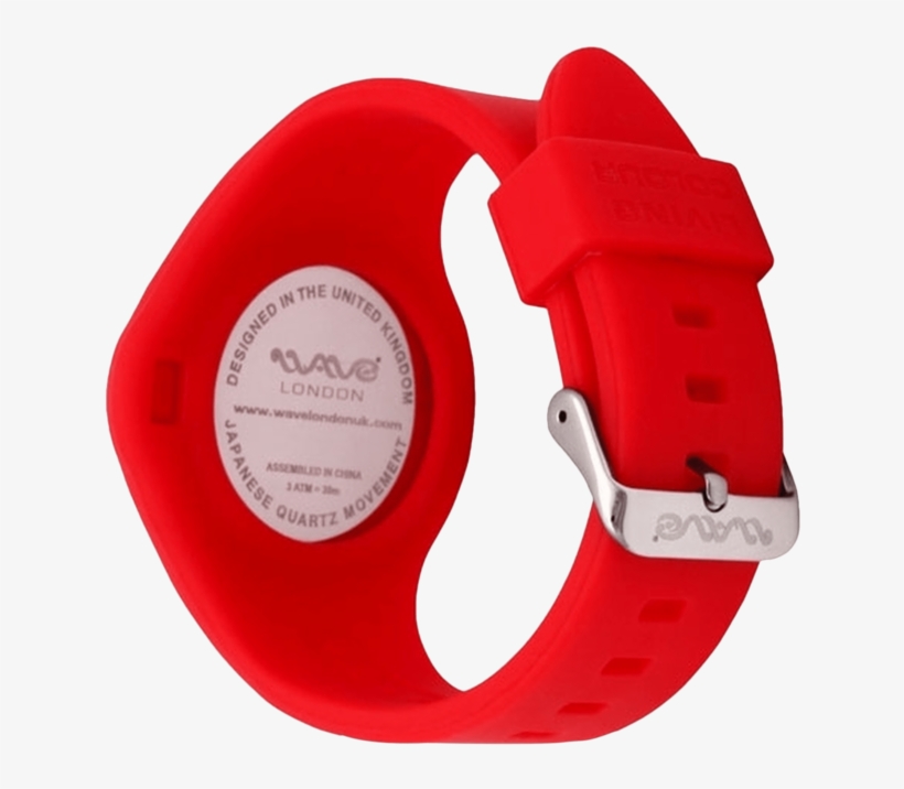 Splash Neon Red Ladies Watch - Belt, transparent png download