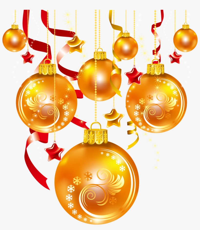 Christmas Ball Clipart Vector - Christmas Balls Png Vector, transparent png download