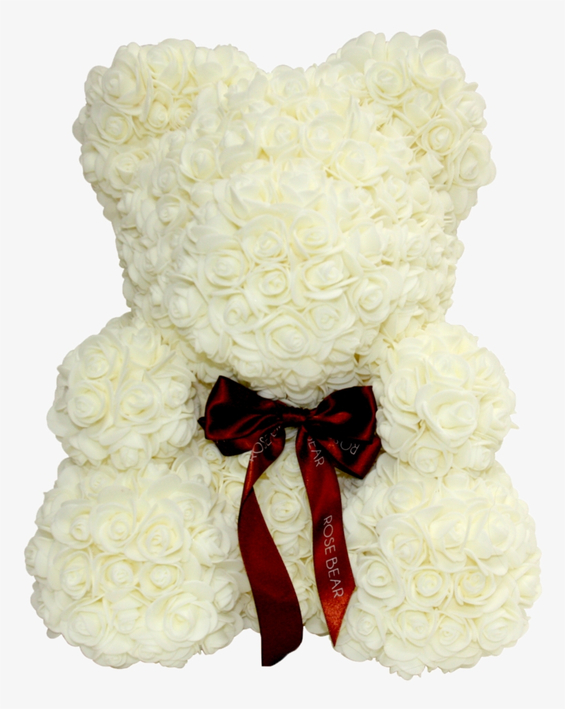 Bear - White Rose Bear, transparent png download
