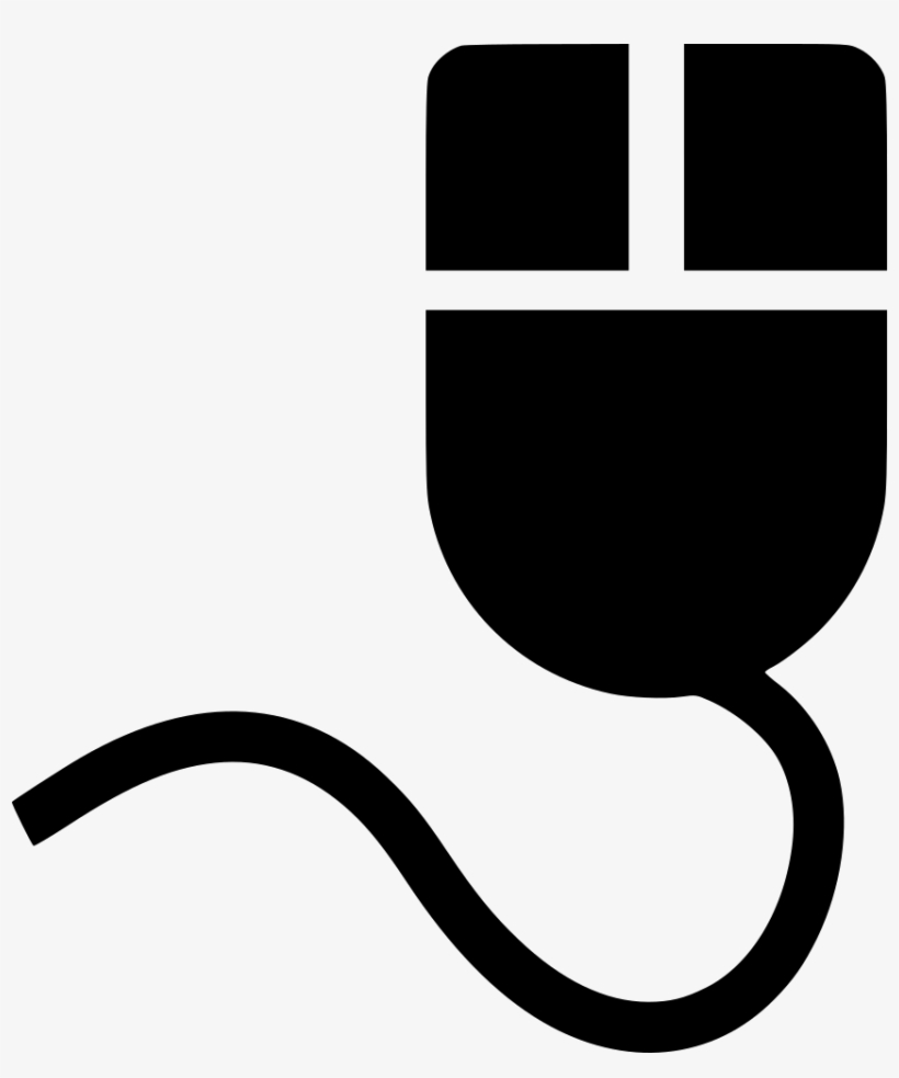 Picture Black And White Library Draw Svg Computer Mouse, transparent png download
