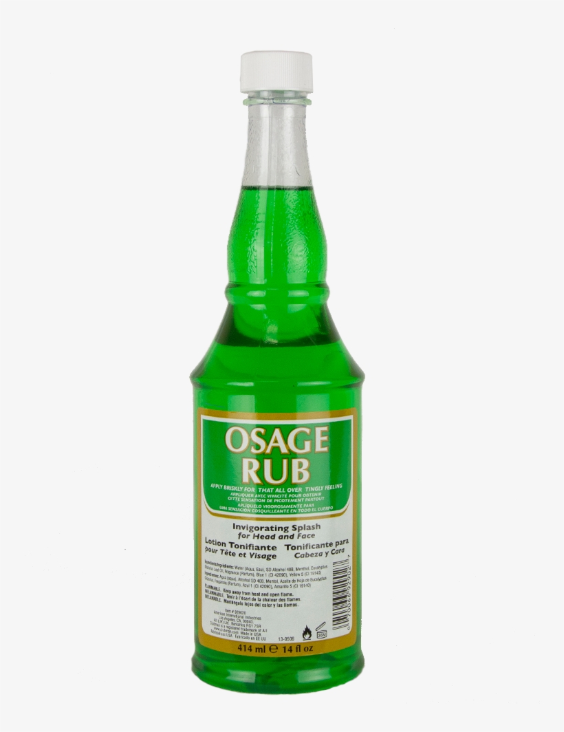 Osage Rub Aftershave - Osage Rub, transparent png download