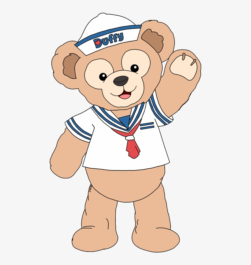 Duffy, Chocolate Heart Duffy The Bear - Duffy And Friends Cartoon, transparent png download