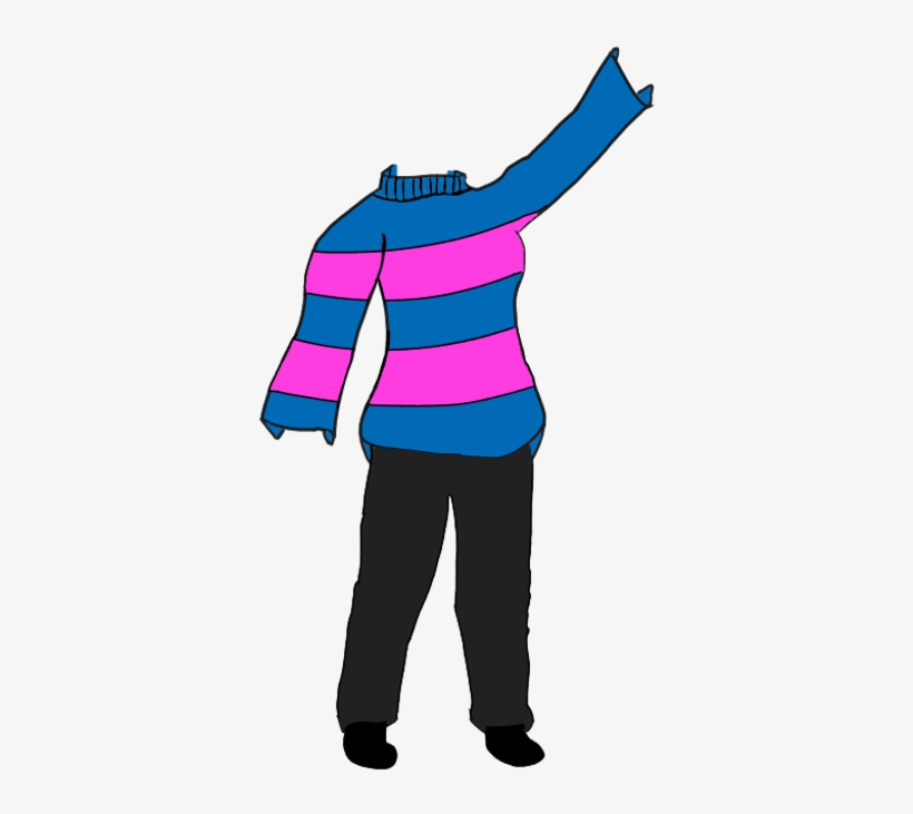 Undertale Frisk Gachastudiooutfit Gachastudio Freetoedi - Illustration, transparent png download
