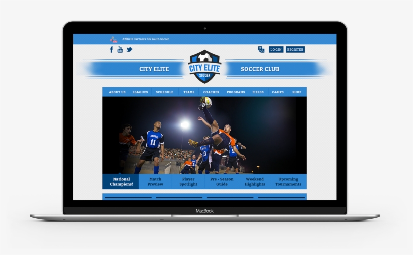 Visit Blue Sombrero - Soccer Websites, transparent png download
