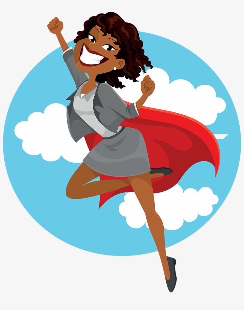 Super Duper Admin - Super Business Woman, transparent png download