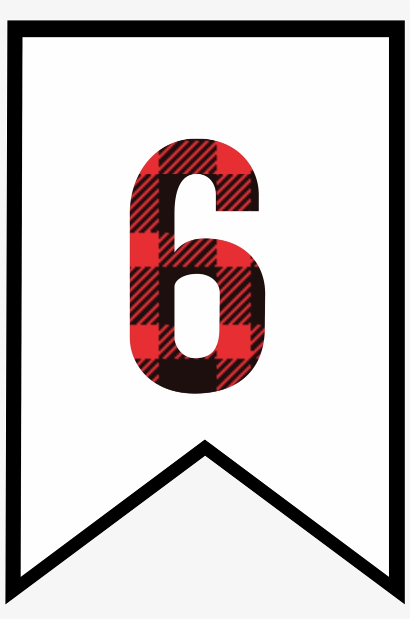 Banner Letters, Buffalo Plaid - Buffalo Plaid Letters Free, transparent png download