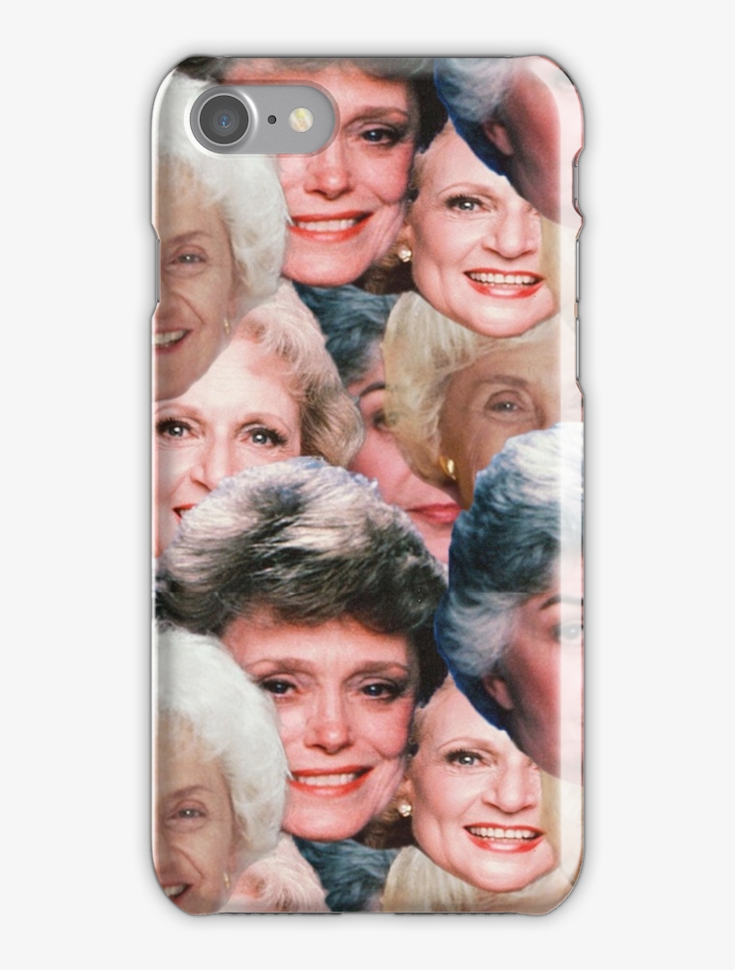 Golden Girls Repeating Print - Mobile Phone Case, transparent png download