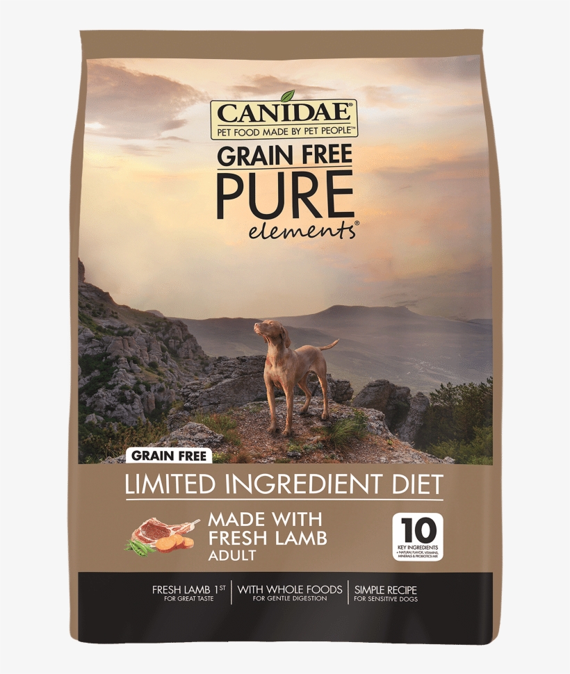 Canidae Grain Free Pure Elements With Lamb Dry Dog - Canidae Dog Food Grain Free, transparent png download