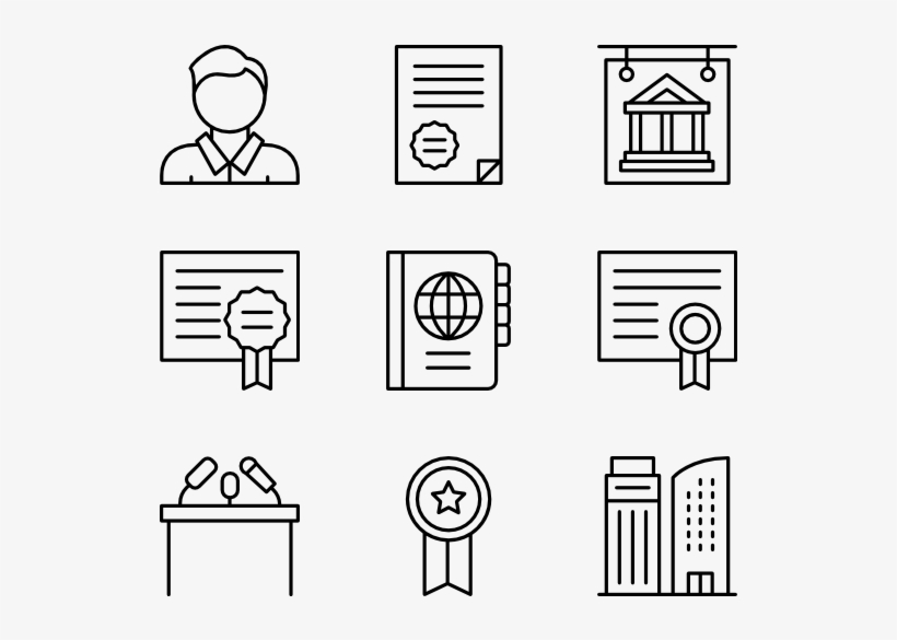 Government - Electronic Icons Vector Free, transparent png download