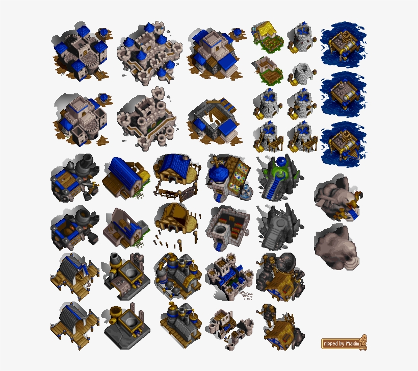 Humans - Warcraft 2 Building Sprites, transparent png download