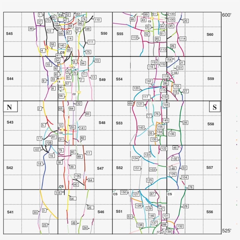Mrs Distress Map After 20,262 Passes On North Side - Diagram, transparent png download